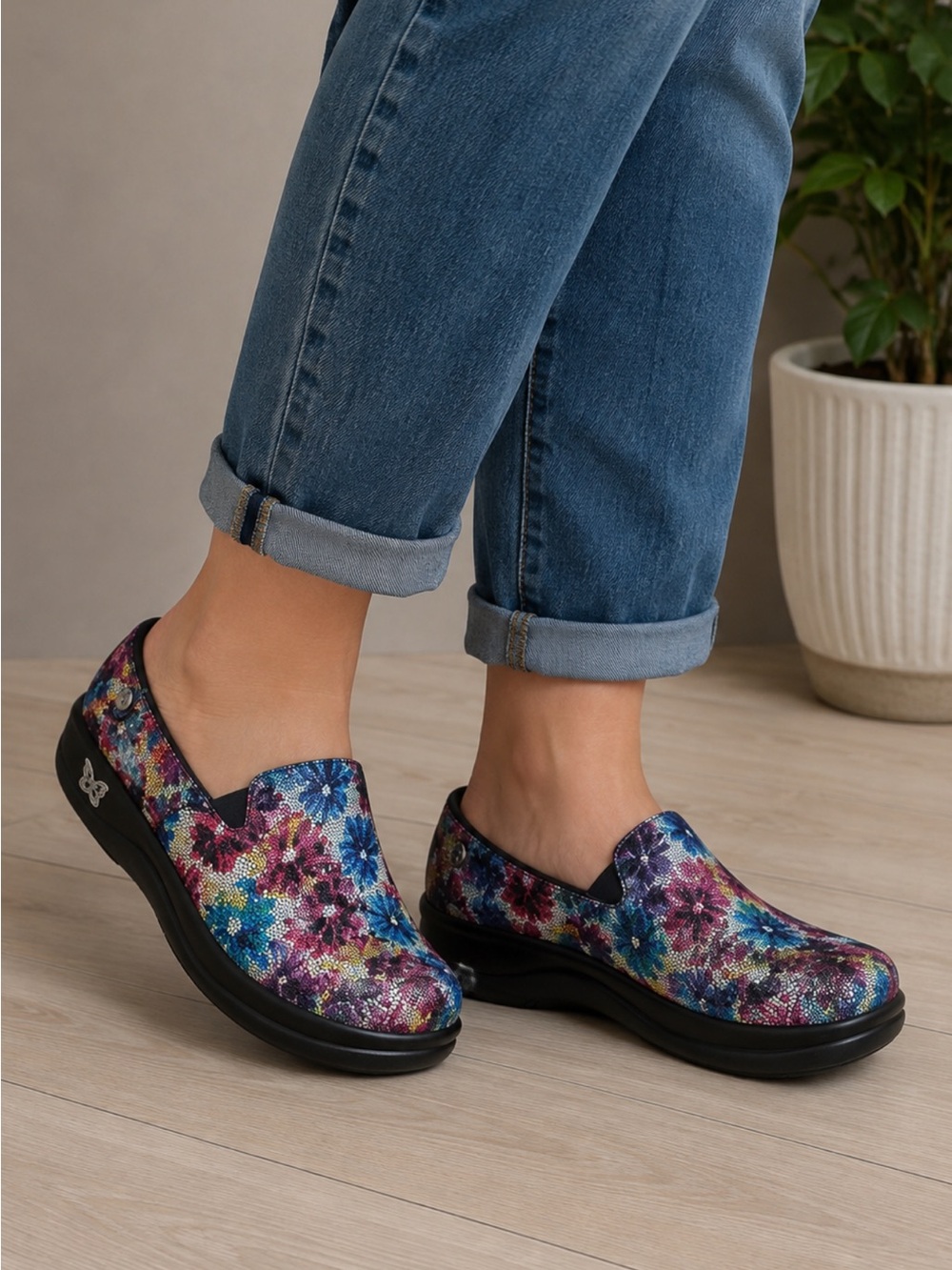 Alegria Women’s Keli Professional Slip Resistant Work Shoes Bloomies Size 37/7 - Picture 7 of 7